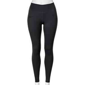 Nike NFL New Orleans Saints Football Black Dri-Fit Leggings Sz XL Activewear